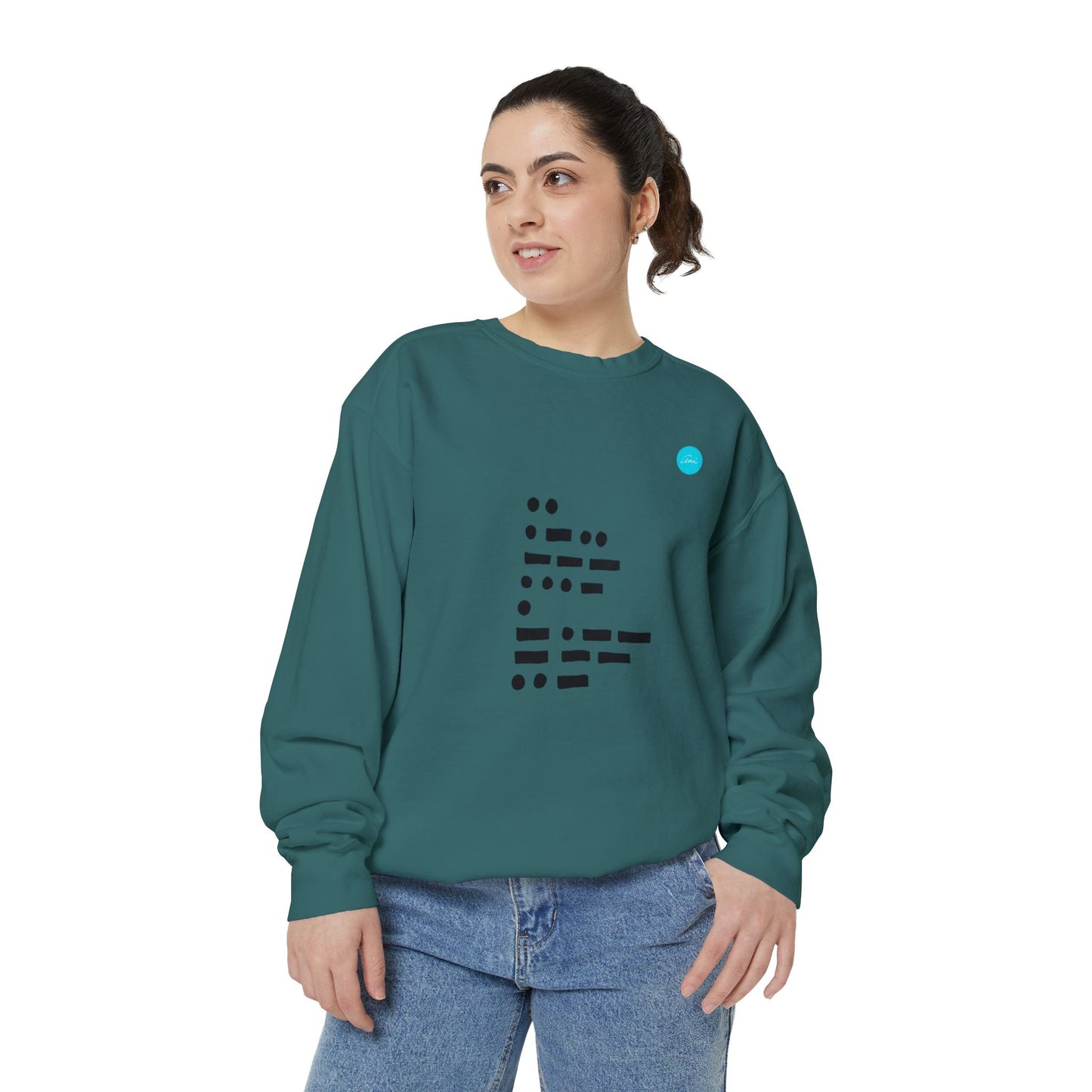 I Love You Morse Code Unisex Sweatshirt