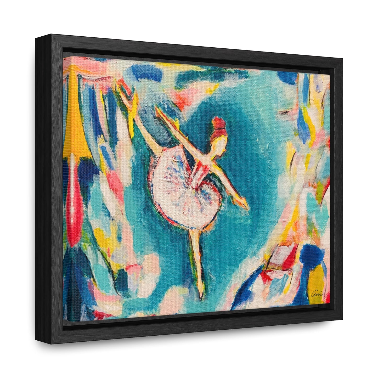 Ballerina Gallery Canvas Wrap with Horizontal Frame