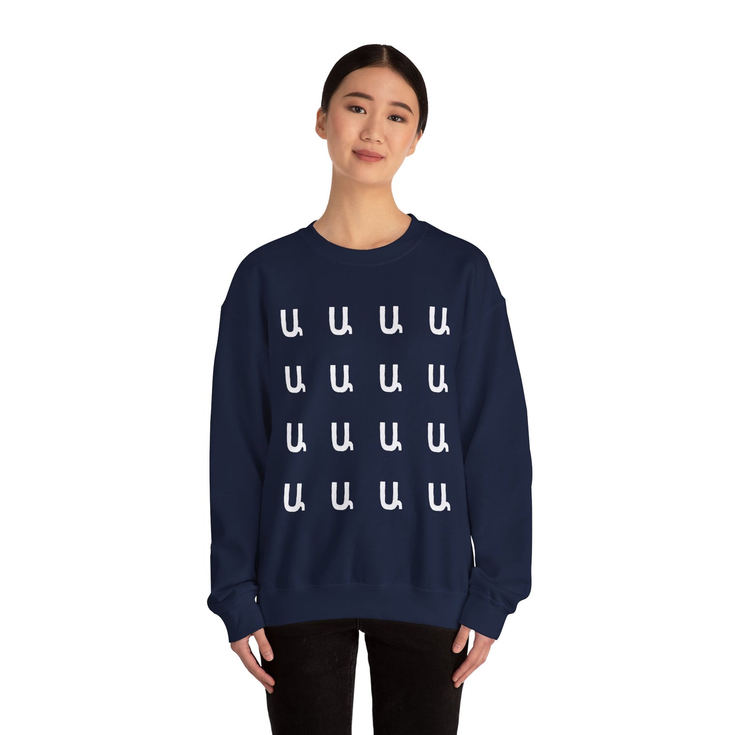 Custom Armenian Letters Unisex Sweatshirt Cool Colors