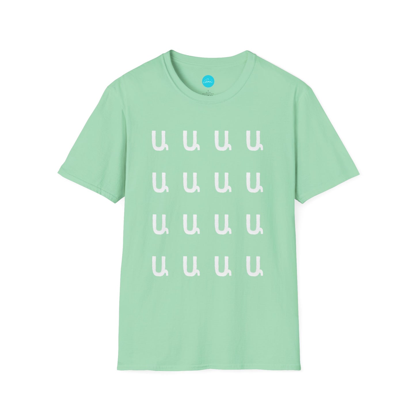 Customizable Armenian Letter Unisex T-Shirt Shades of Green