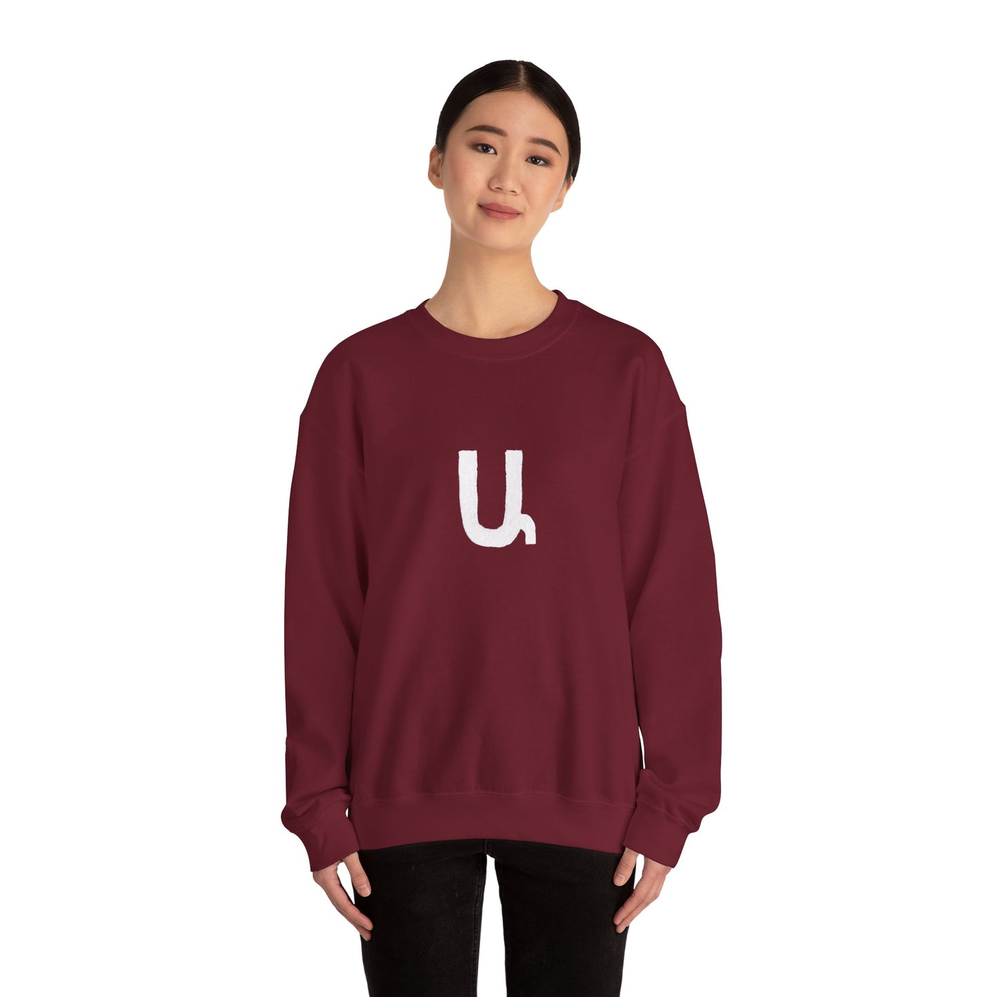 Custom Armenian Letter Unisex Sweatshirt Warm Colors