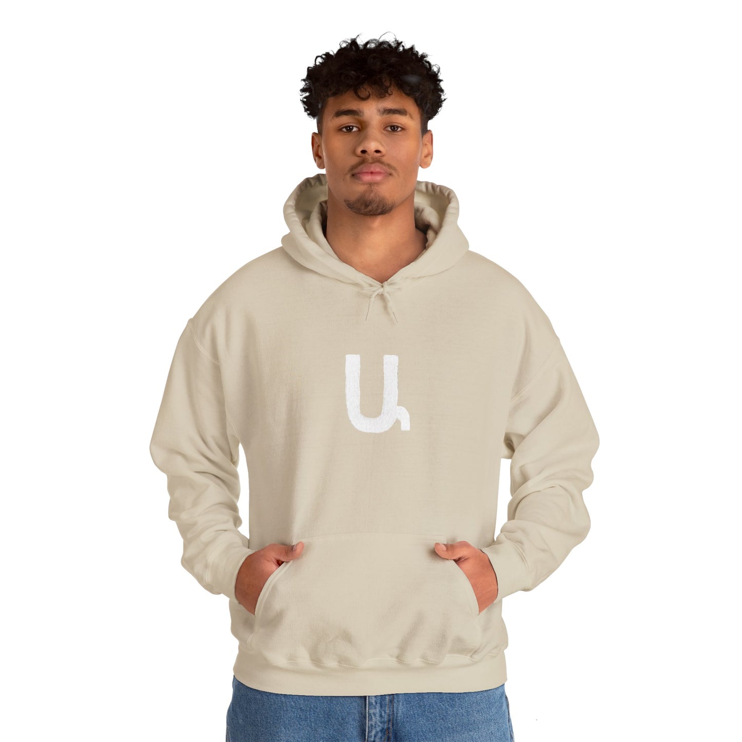 Custom Armenian Letter Unisex Hoodie Neutral Colors