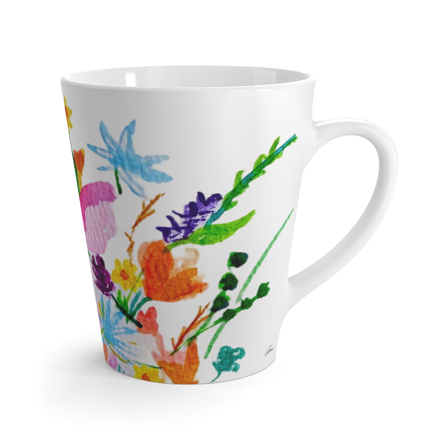 Summer Bouquet Latte Mug