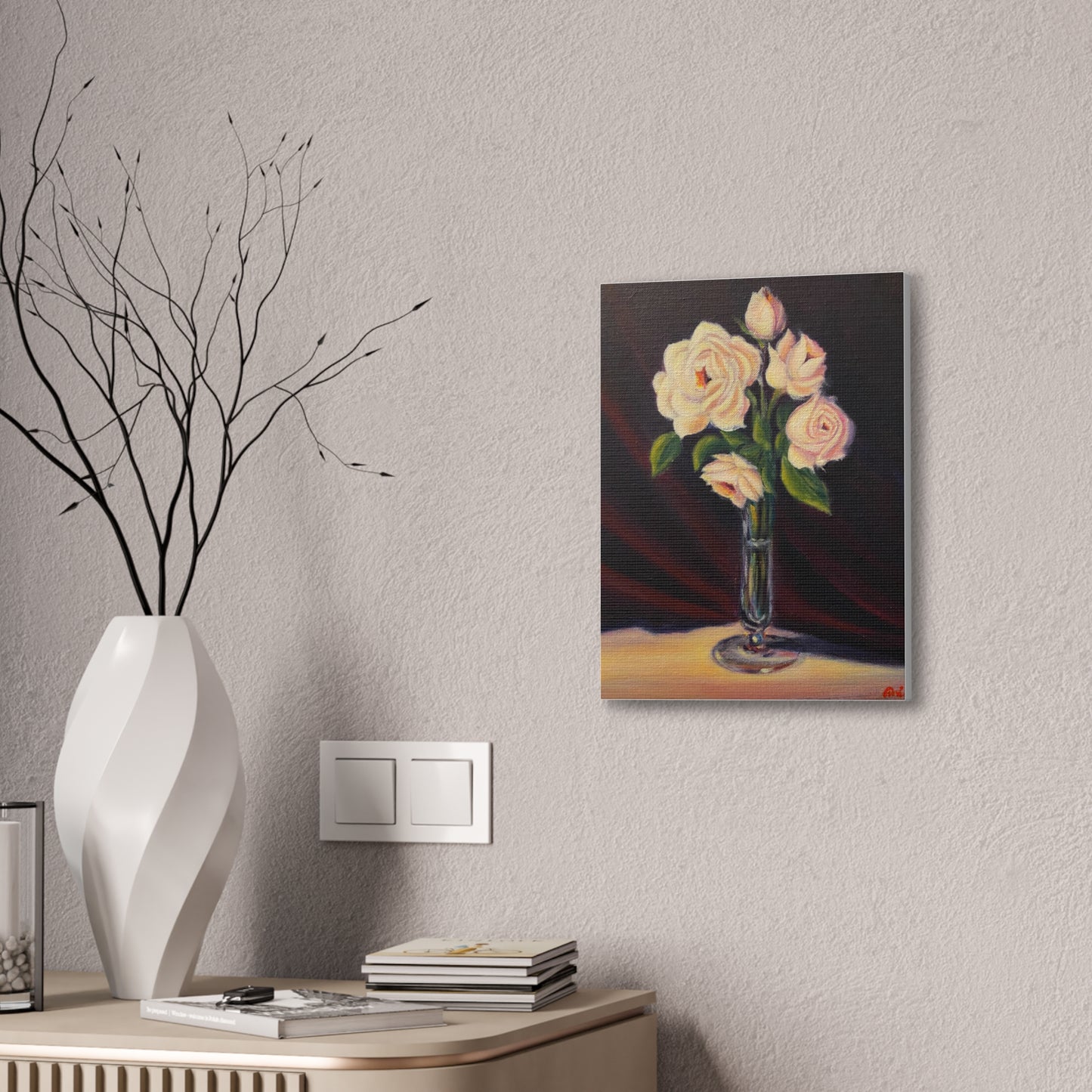 Five Roses Canvas Print