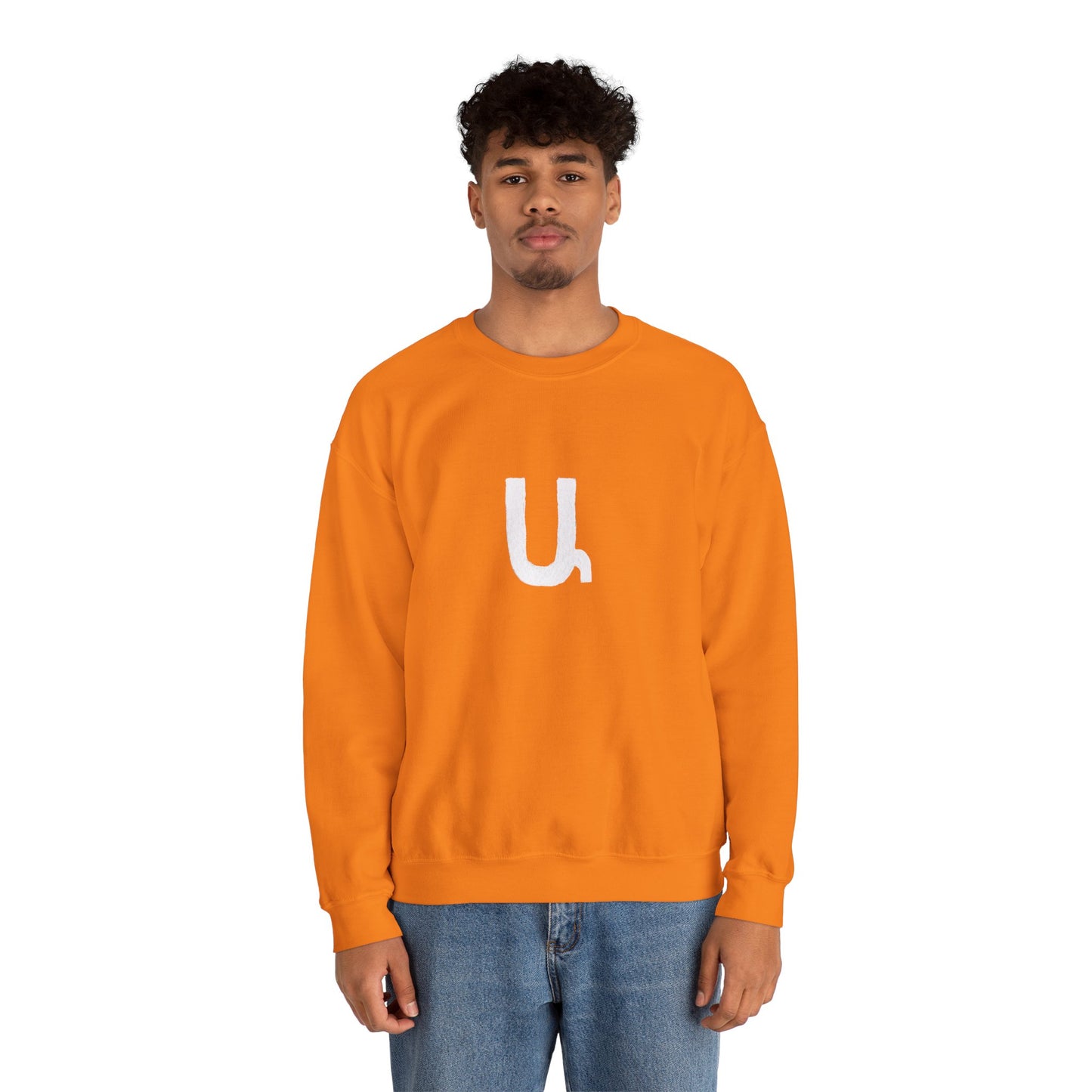 Custom Armenian Letter Unisex Sweatshirt Warm Colors