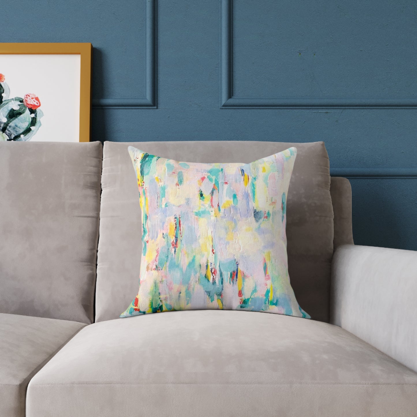 Dissertation Square Poly Canvas Pillow