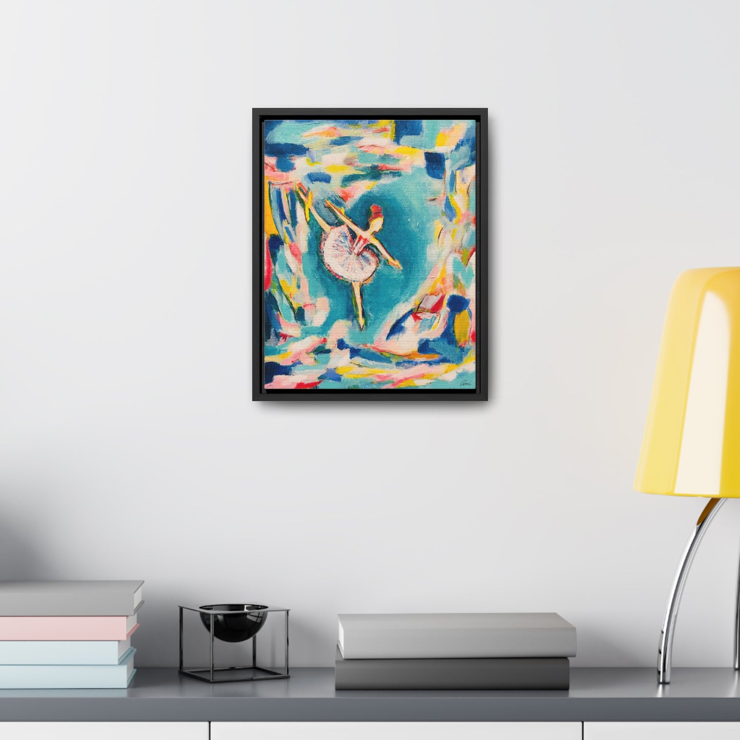 Ballerina Gallery Canvas Wraps with Vertical Frame