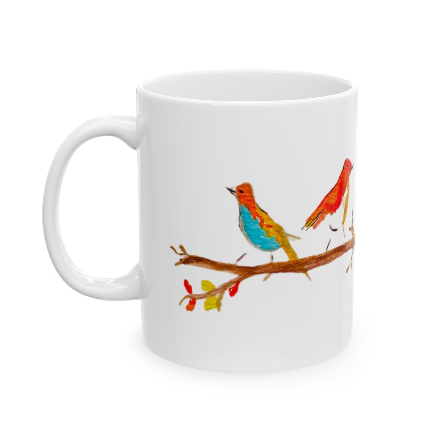 Birds on a Branch Ceramic Mug