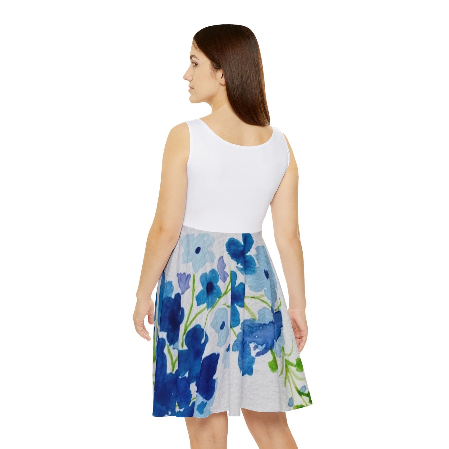 Blue Flowers Women's Dress