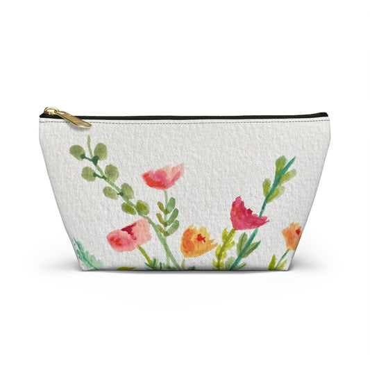 Spring Bouquet Accessory Pouch