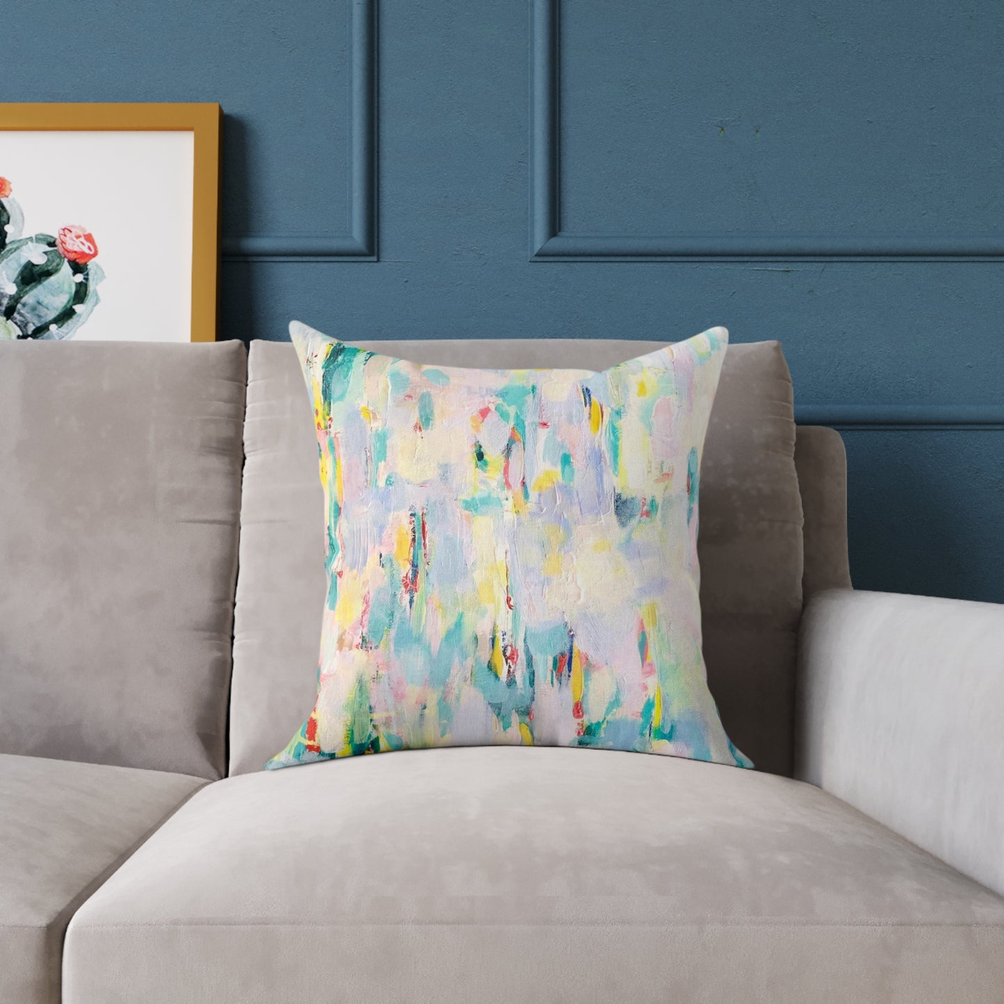 Dissertation Square Poly Canvas Pillow