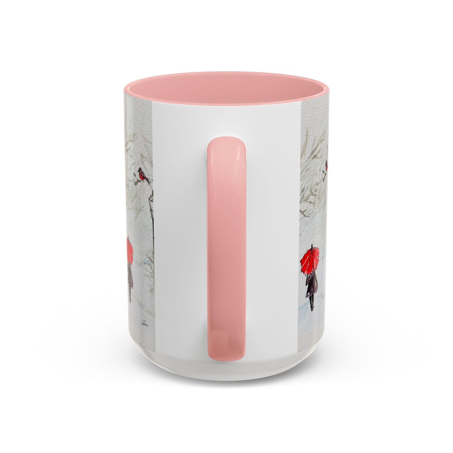 The Red Umbrella Accent Coffee Mug