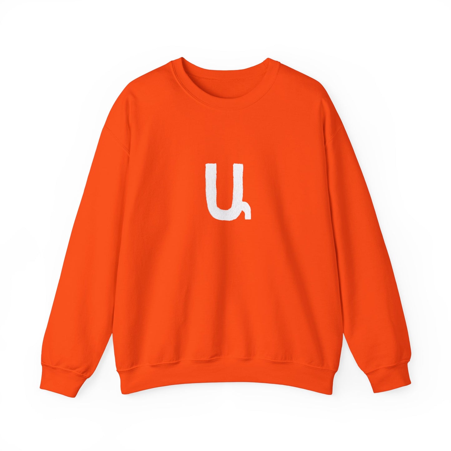 Custom Armenian Letter Unisex Sweatshirt Warm Colors