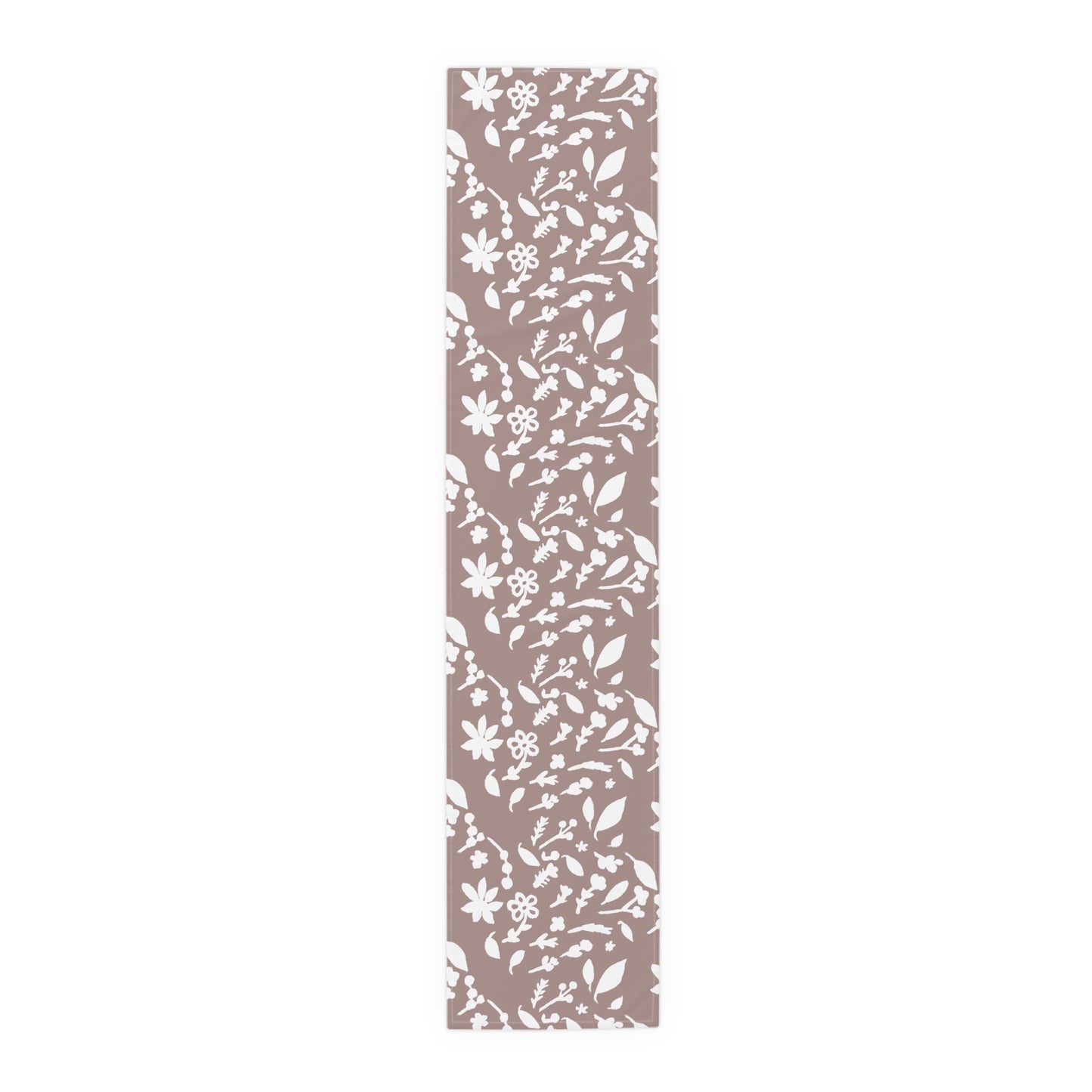 Frosted Rose Fall Foliage Table Runner (Cotton, Polyester)