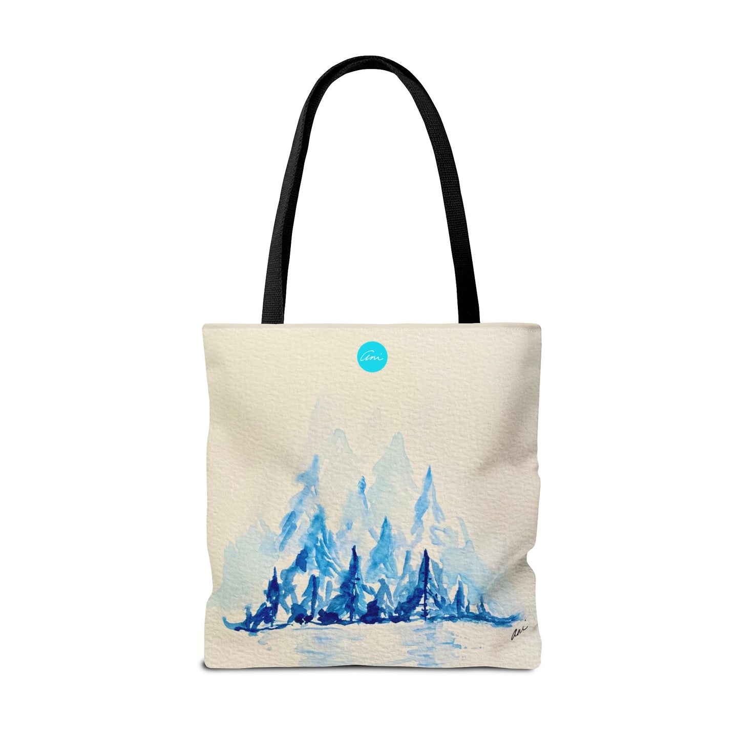 Winter Horizon Cream Tote Bag