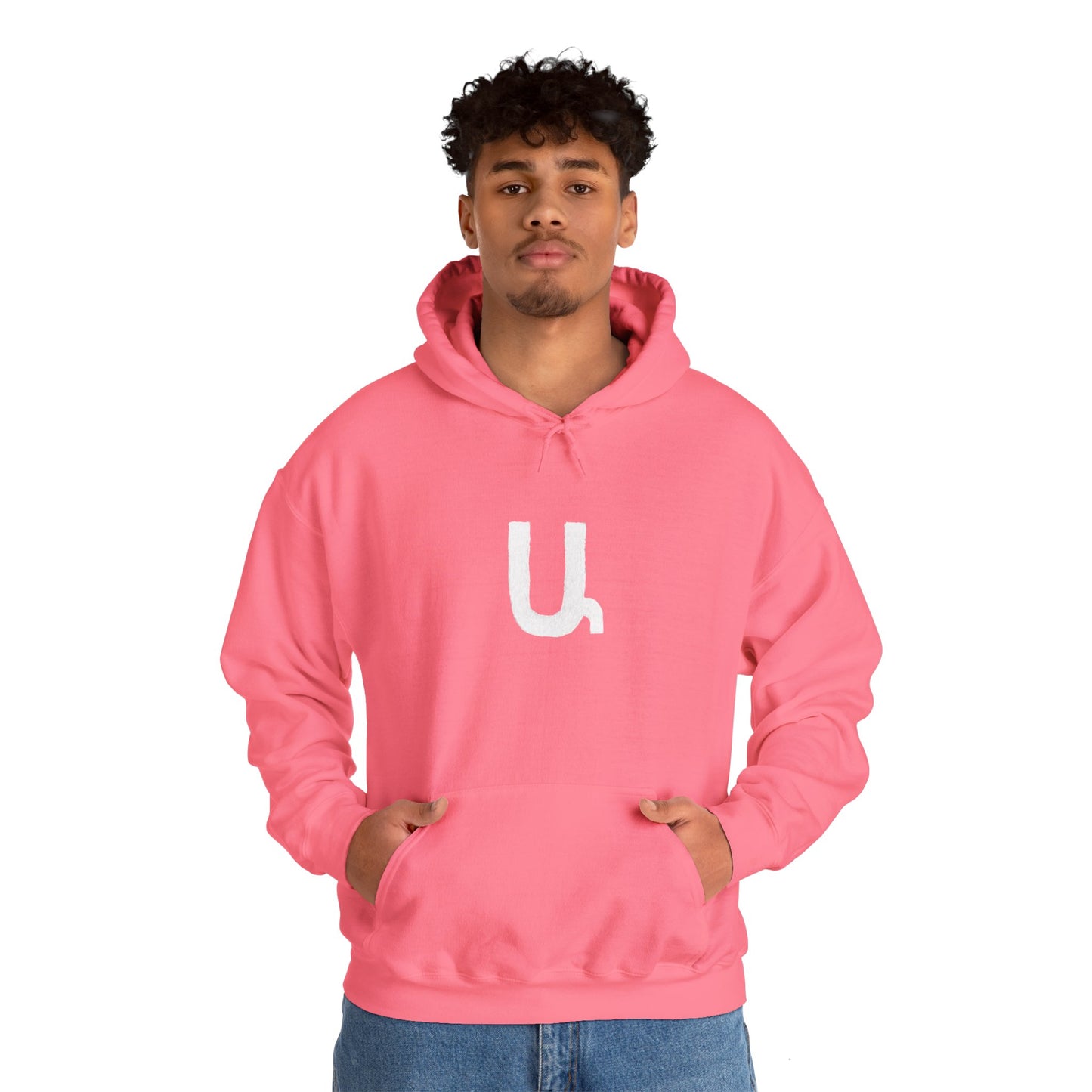 Custom Armenian Letter Unisex Hoodie Warm Colors