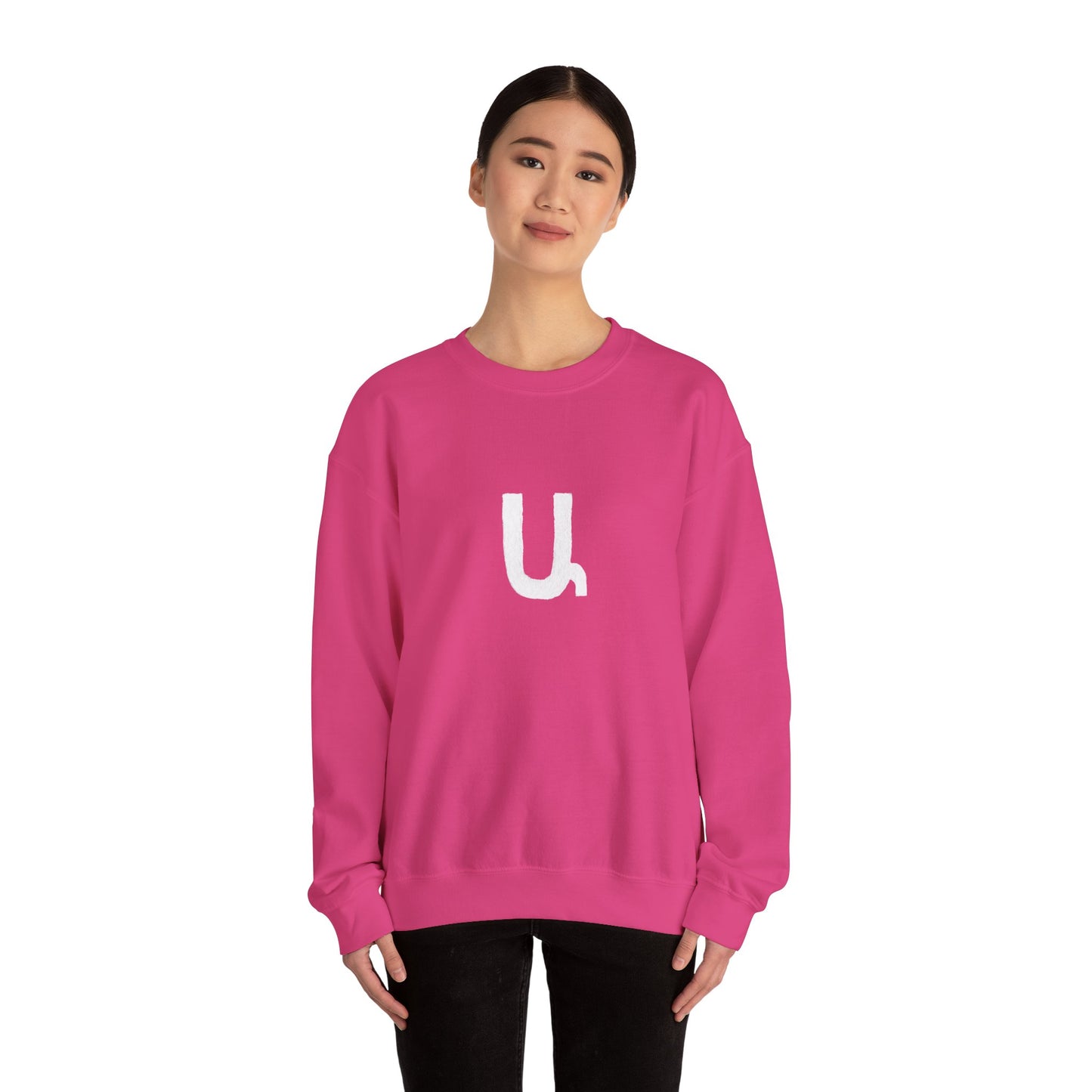 Custom Armenian Letter Unisex Sweatshirt Warm Colors