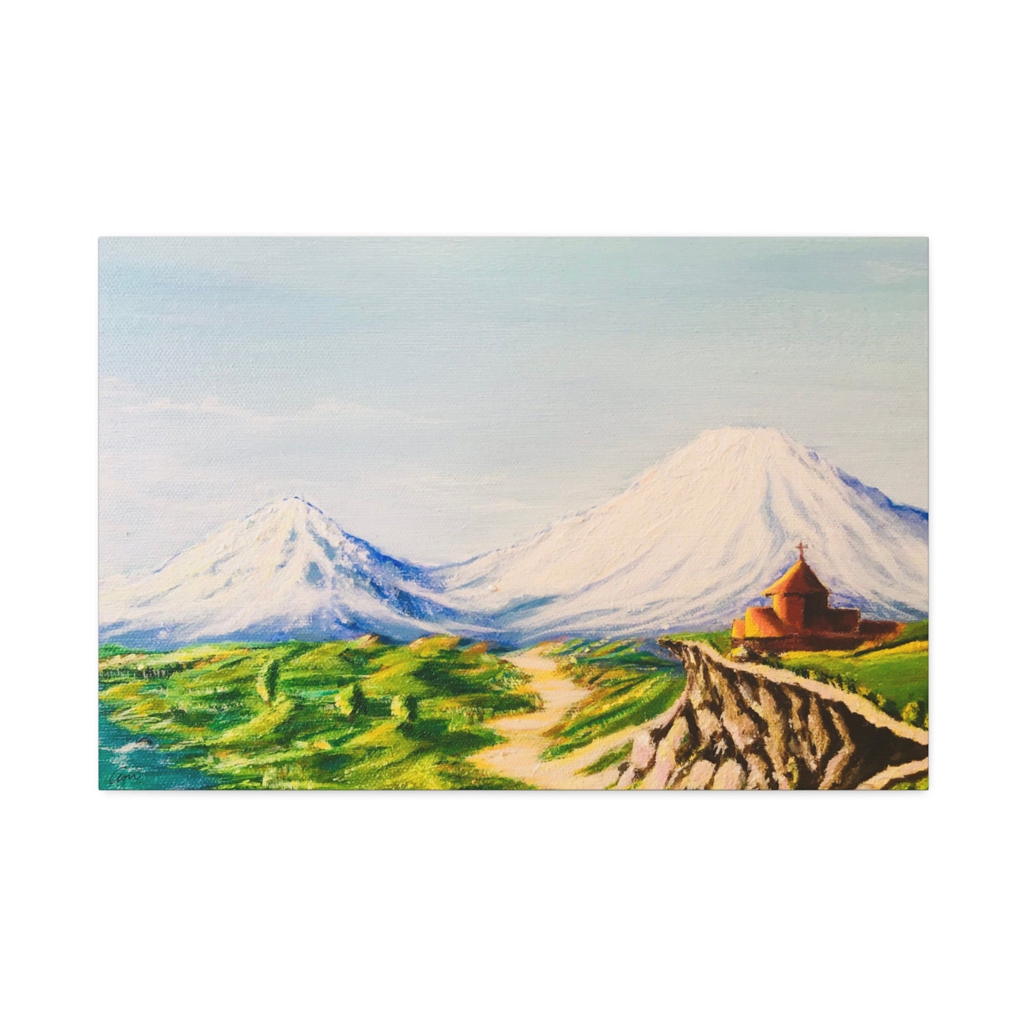 Mount Ararat Stretched Canvas