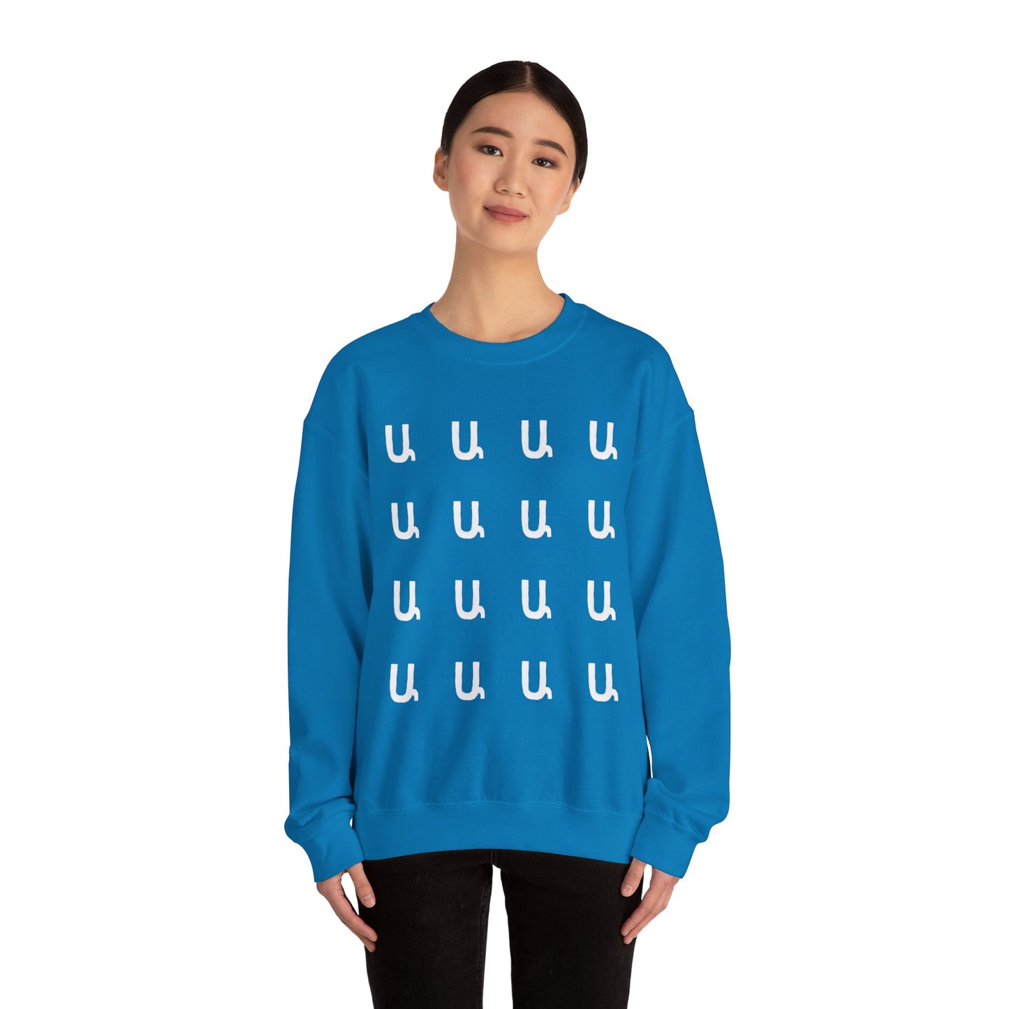 Custom Armenian Letters Unisex Sweatshirt Cool Colors