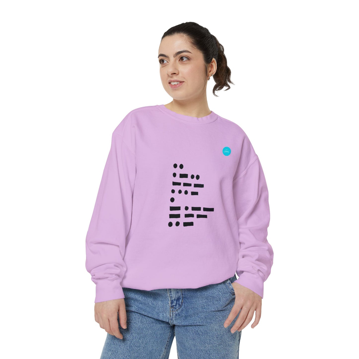 I Love You Morse Code Unisex Sweatshirt