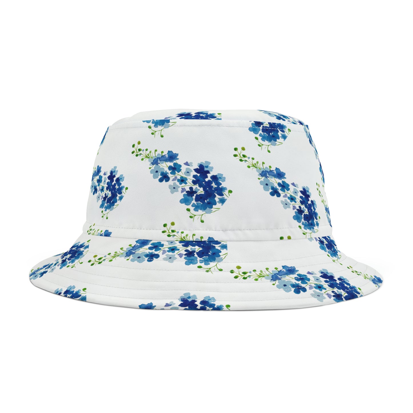 Blue Flowers Bucket Hat