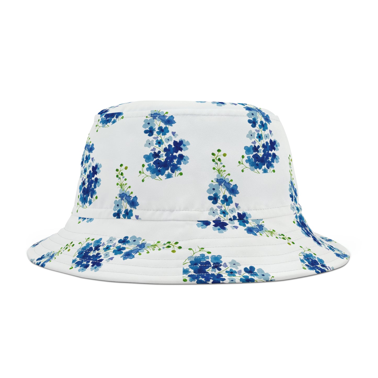 Blue Flowers Bucket Hat