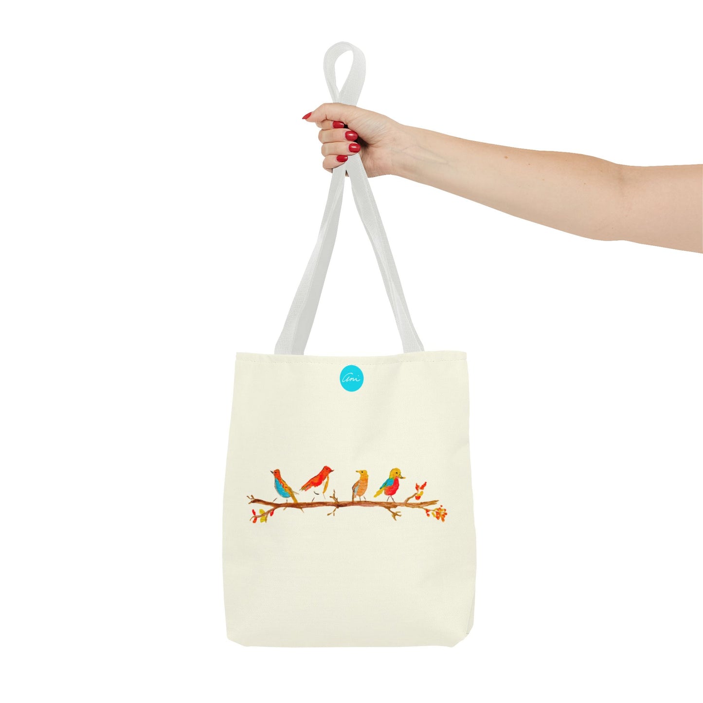 Birds on a Branch Ivory Tote Bag