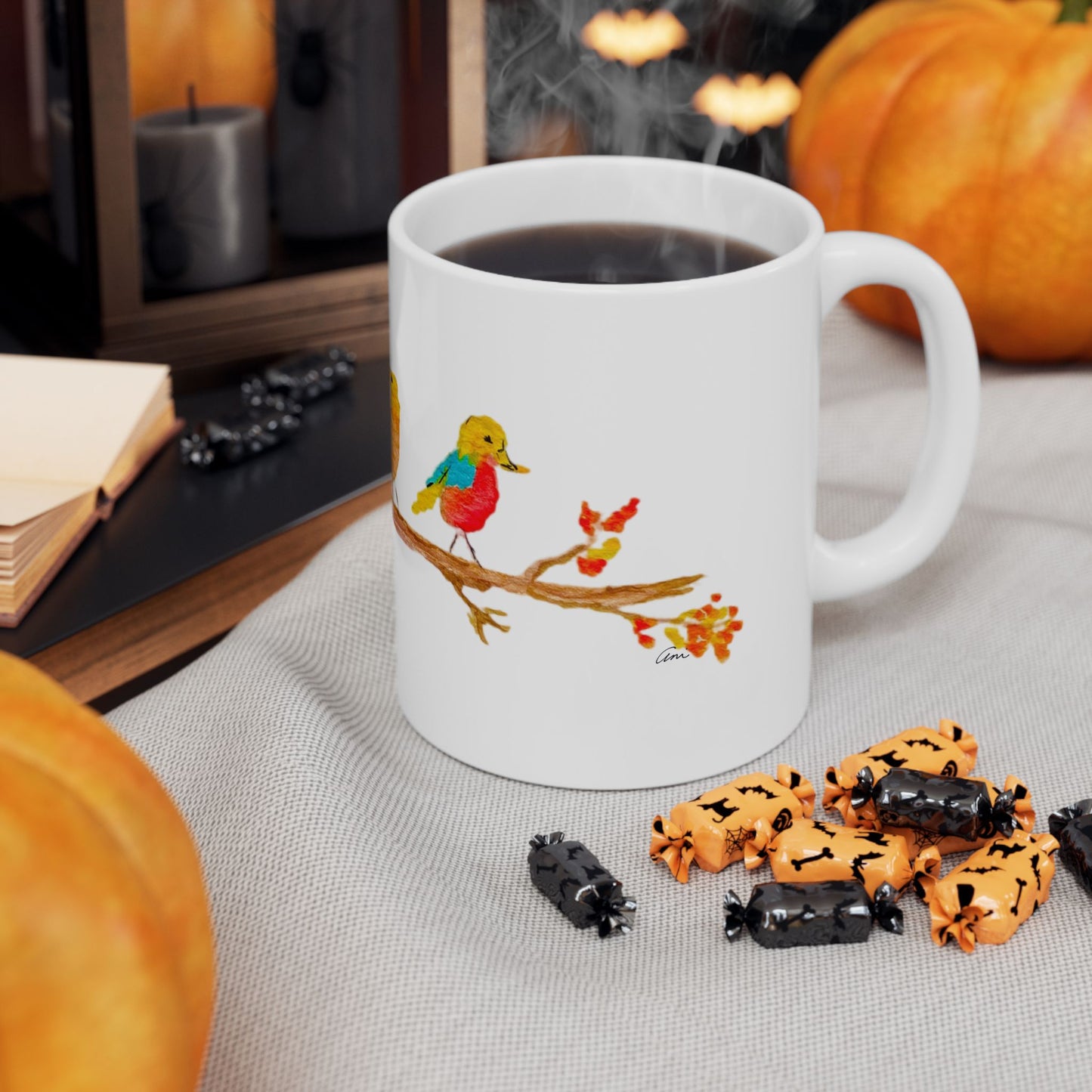 Birds on a Branch Ceramic Mug