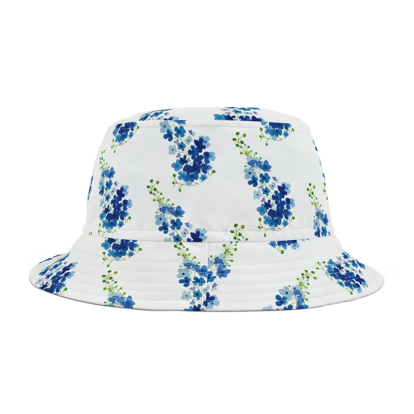 Blue Flowers Bucket Hat