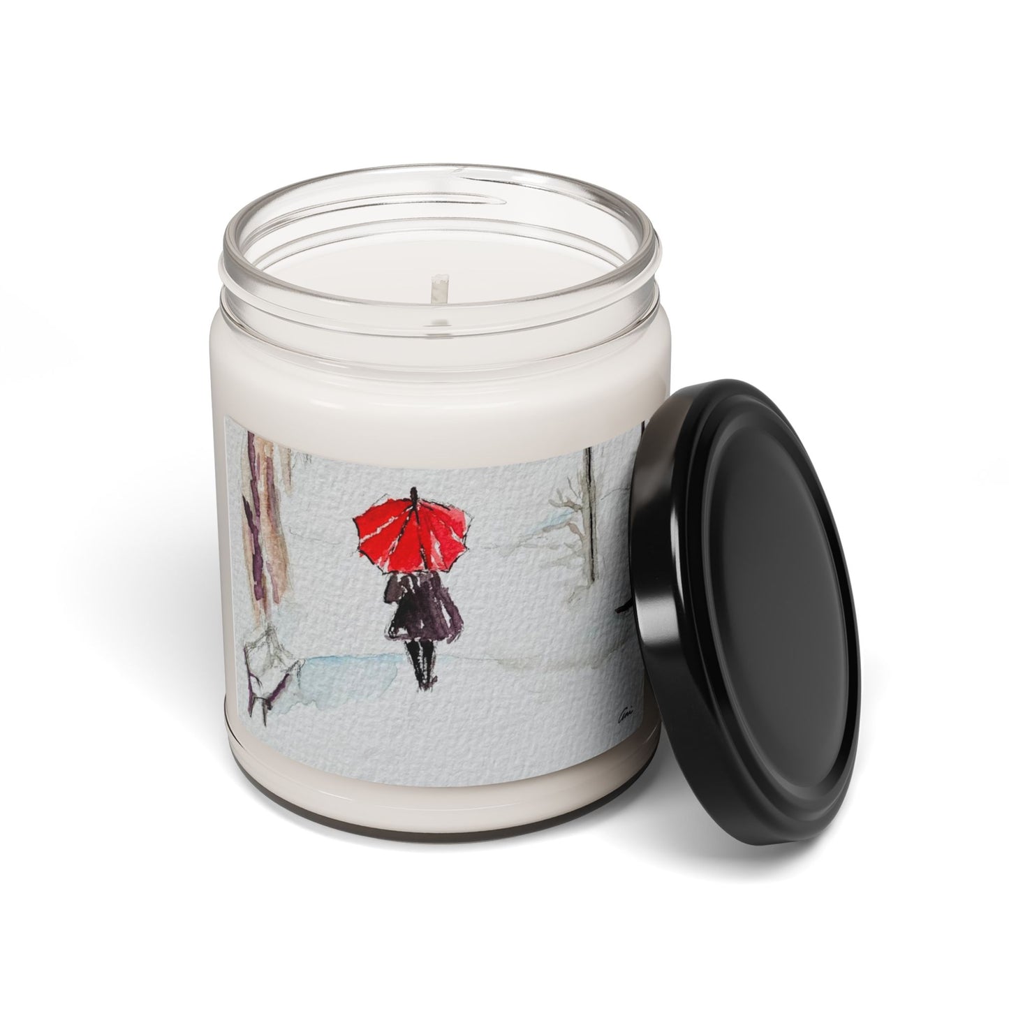 The Red Umbrella Scented Soy Candle, 9oz