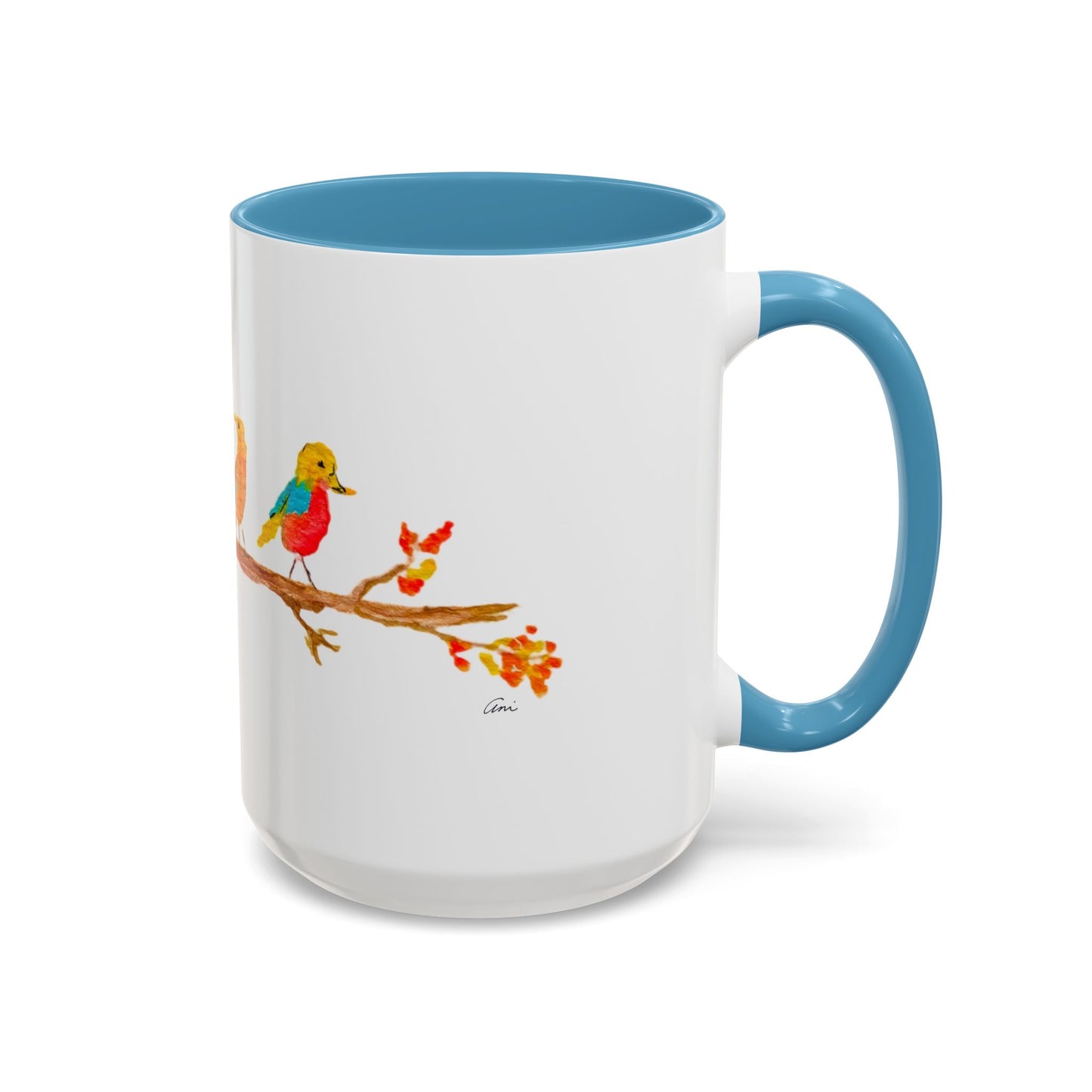 Birds on a Branch Accent Coffee Mug