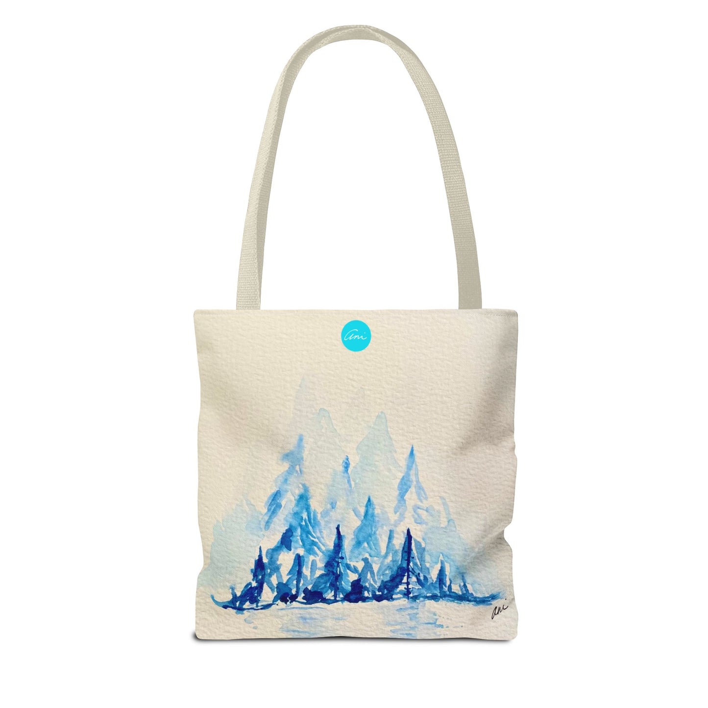 Winter Horizon Cream Tote Bag