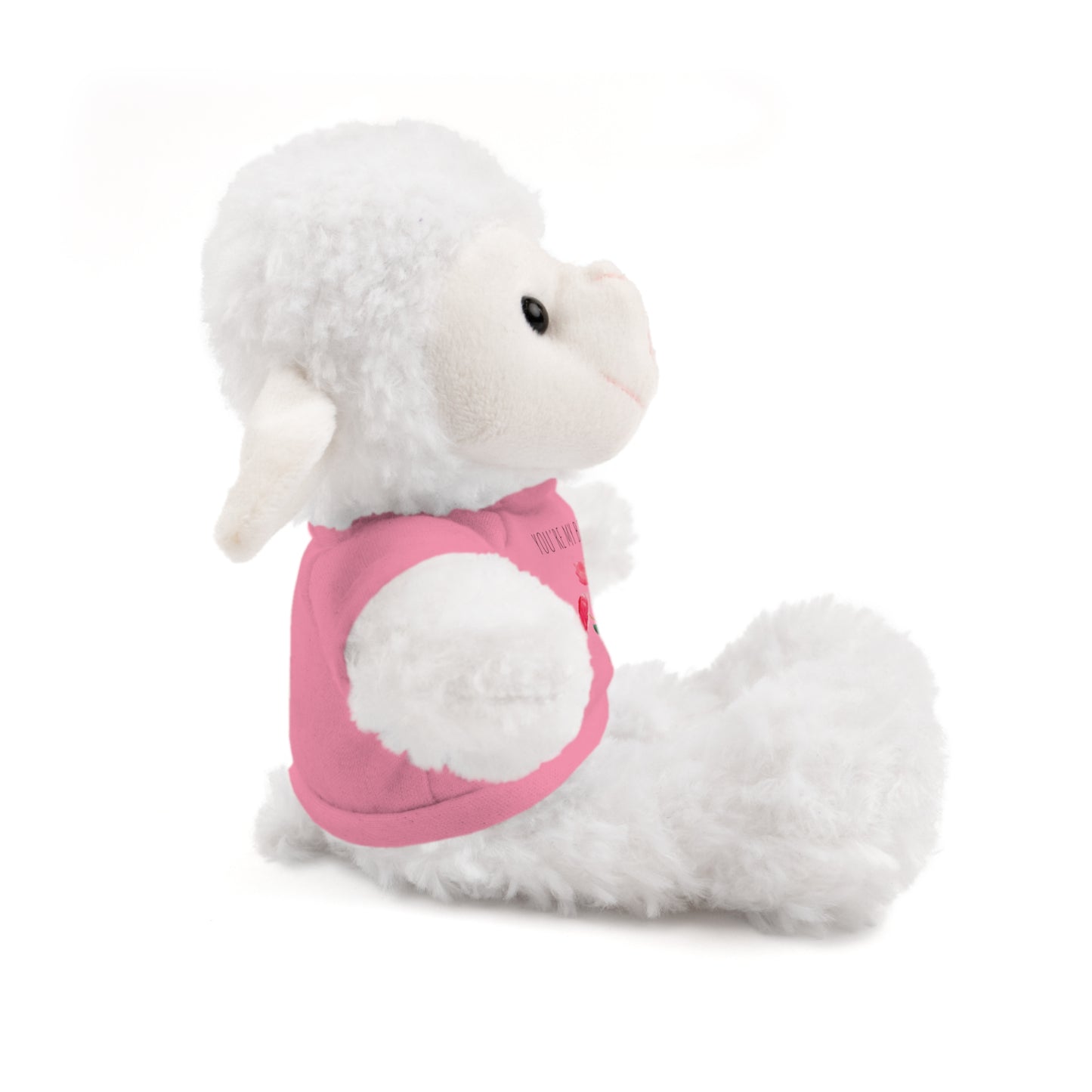 Stuffed Animals with Two Pink Flowers Tee