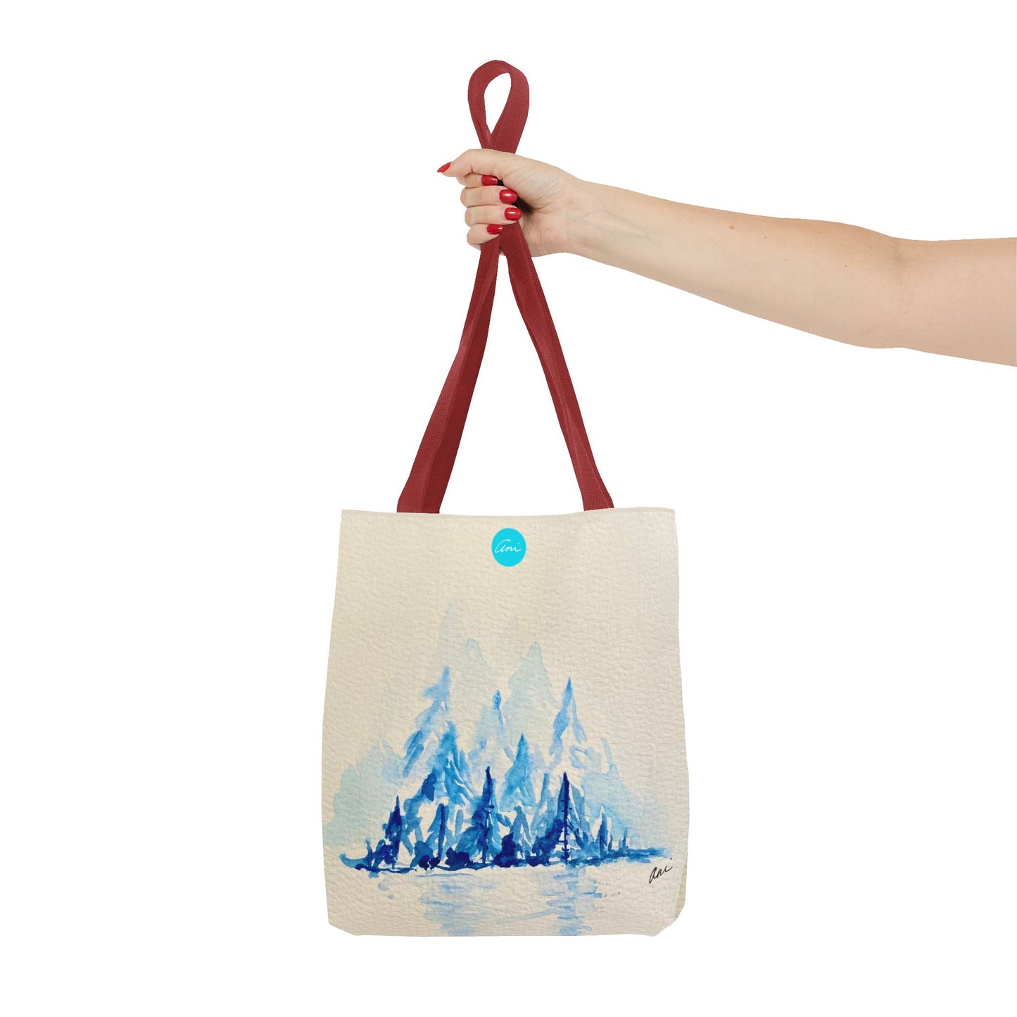 Winter Horizon Cream Tote Bag