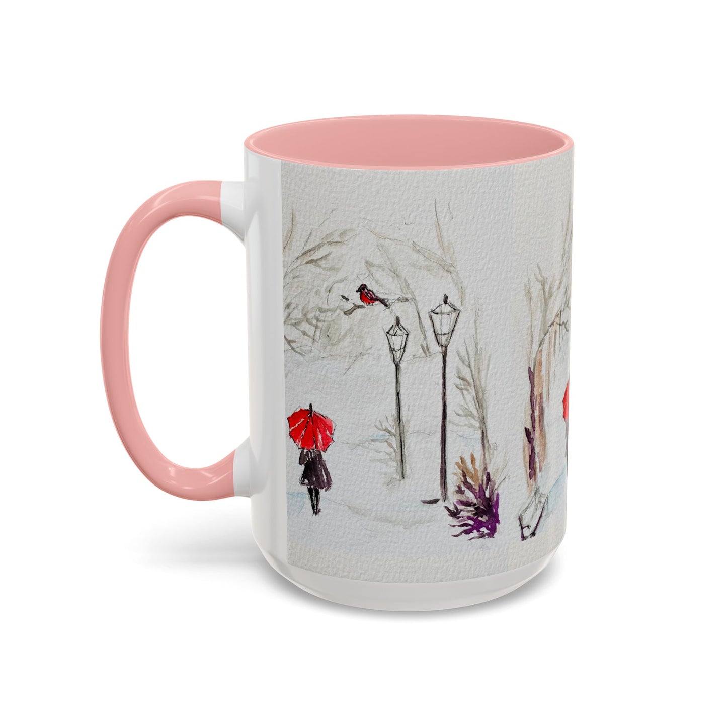 The Red Umbrella Accent Coffee Mug