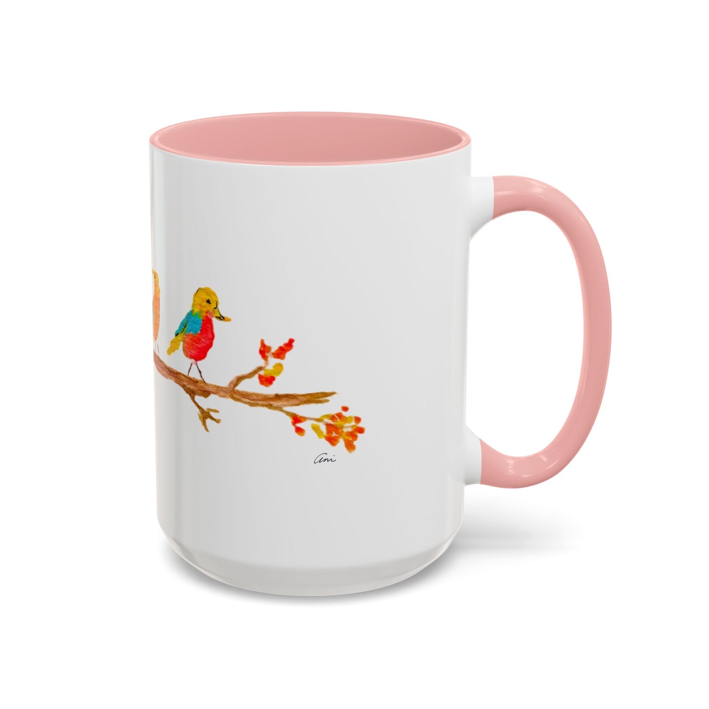 Birds on a Branch Accent Coffee Mug