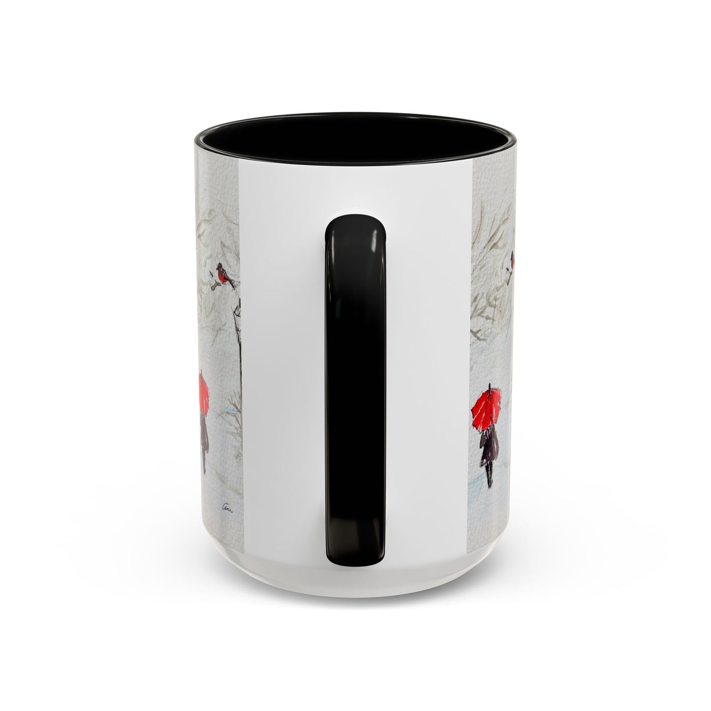 The Red Umbrella Accent Coffee Mug