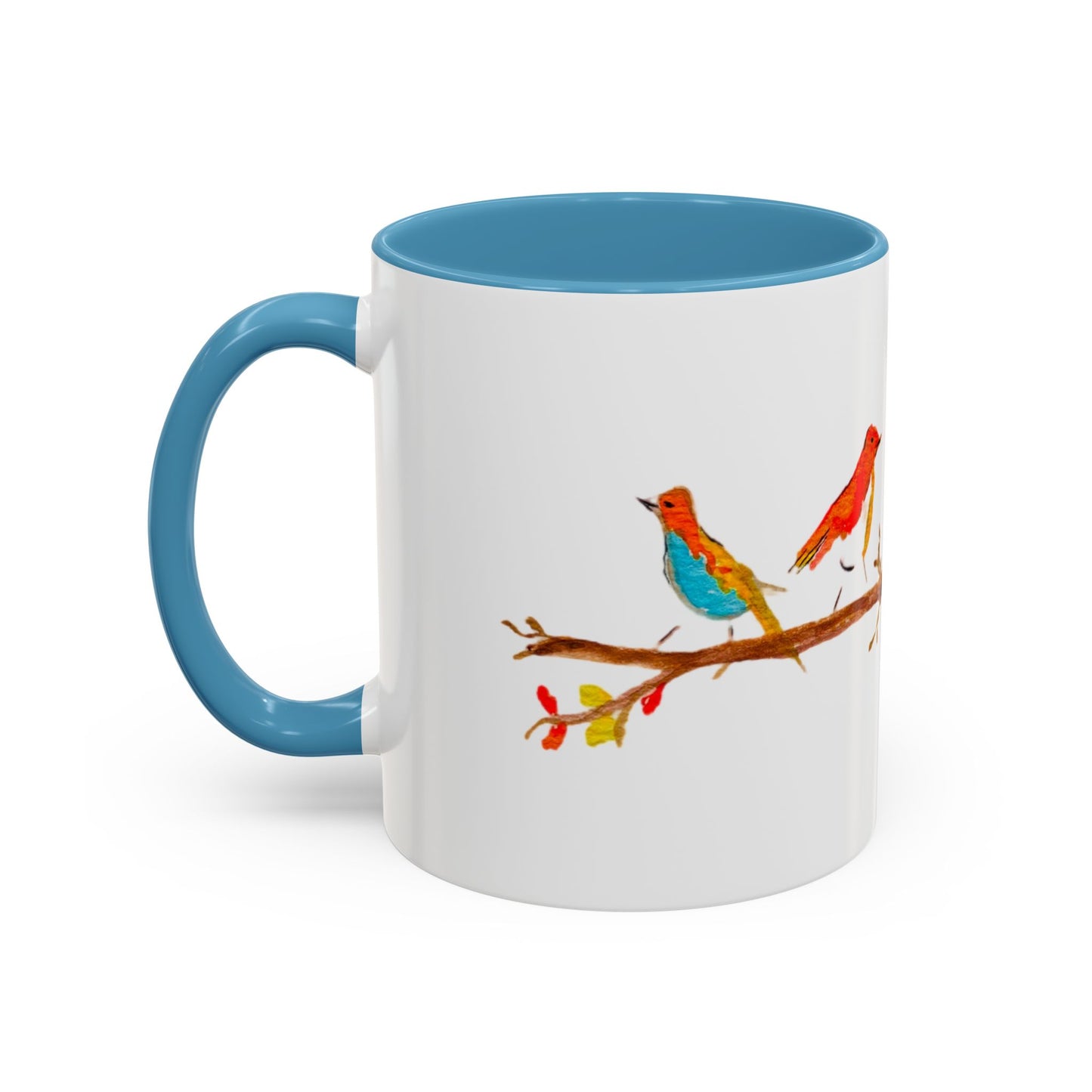 Birds on a Branch Accent Coffee Mug