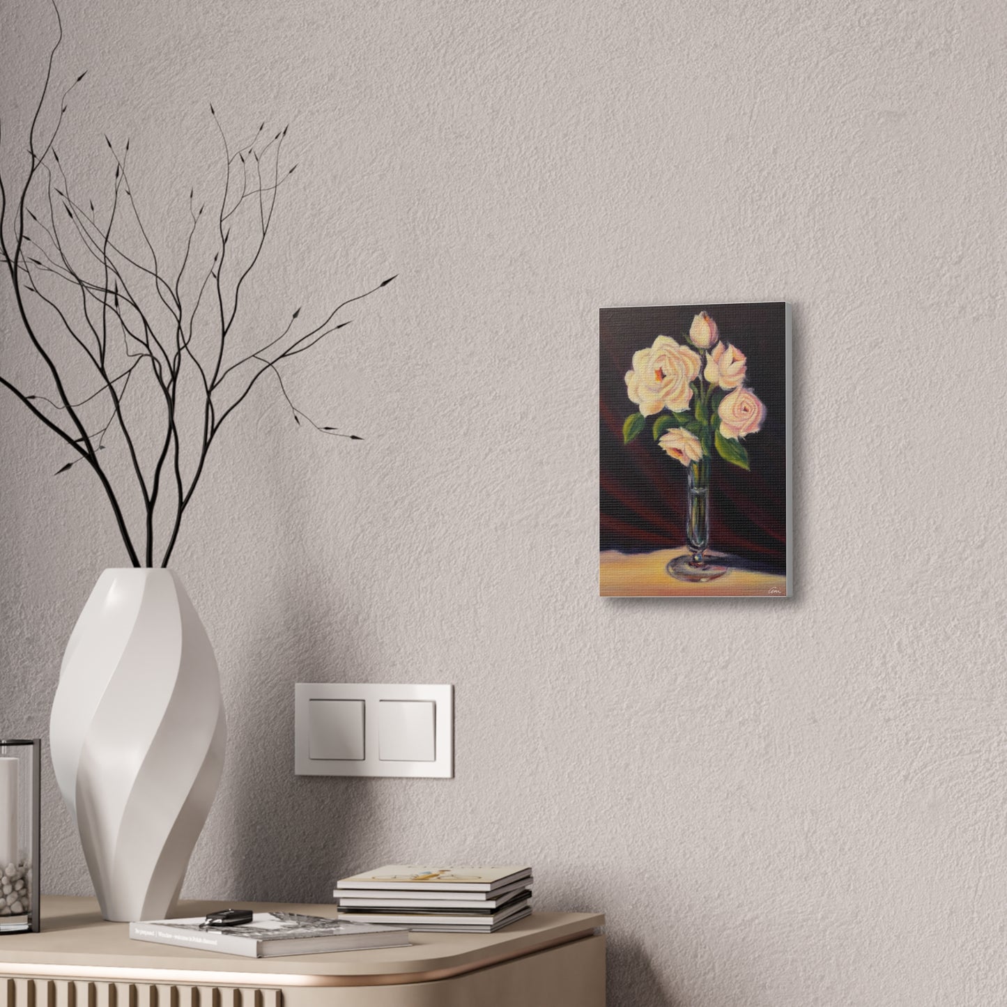 Five Roses Canvas Print