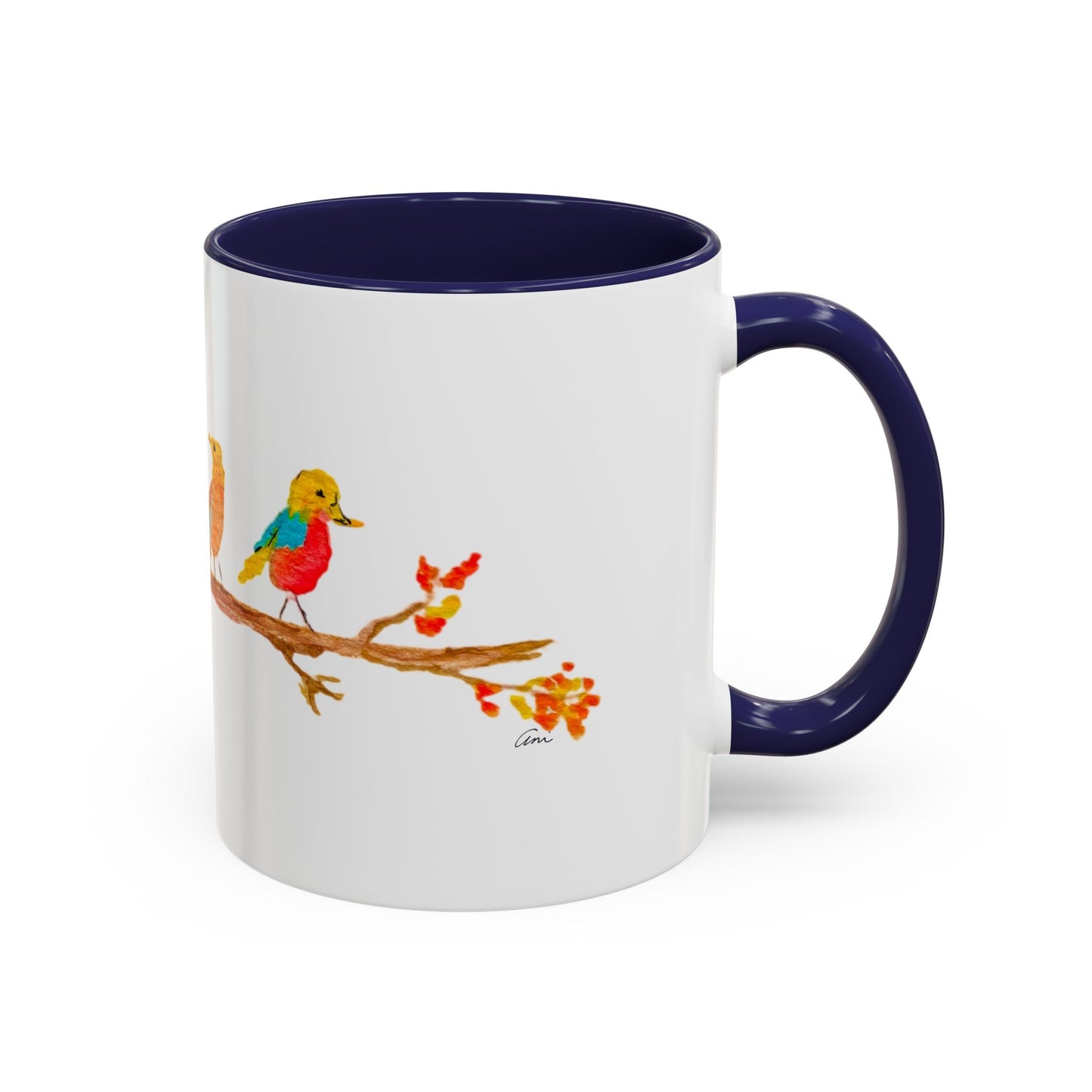 Birds on a Branch Accent Coffee Mug