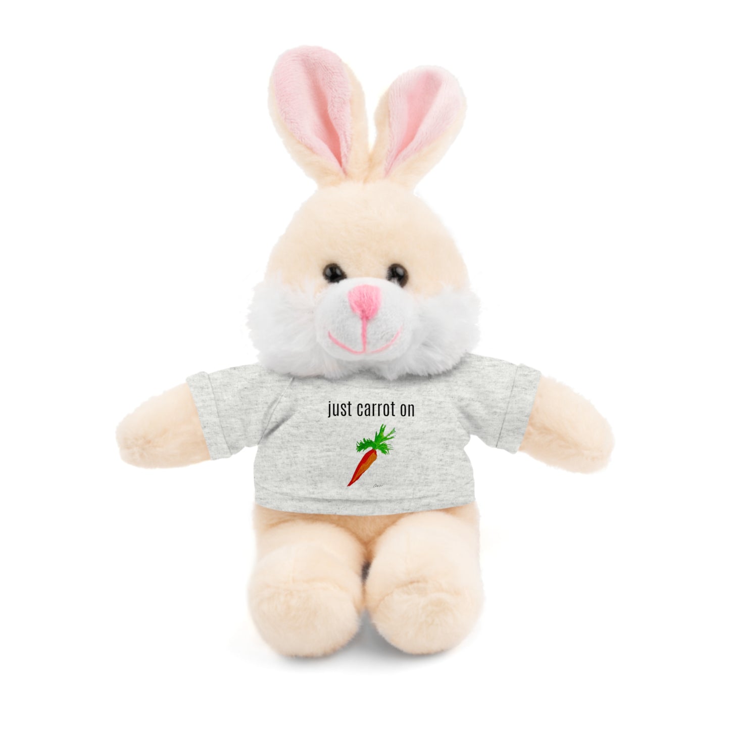 Just Carrot On Stuffed Bunny Rabbit