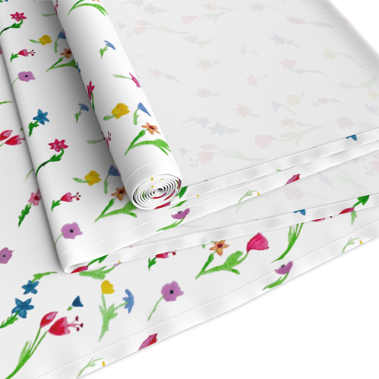 Floating Flowers Table Runner (Cotton, Polyester)