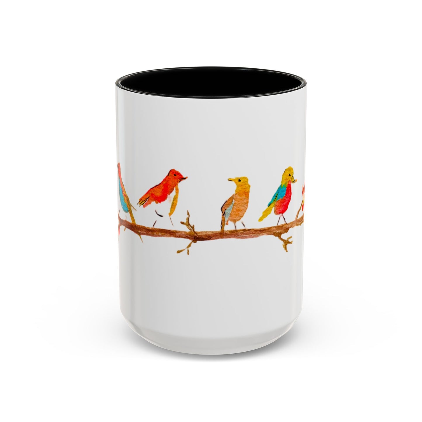 Birds on a Branch Accent Coffee Mug