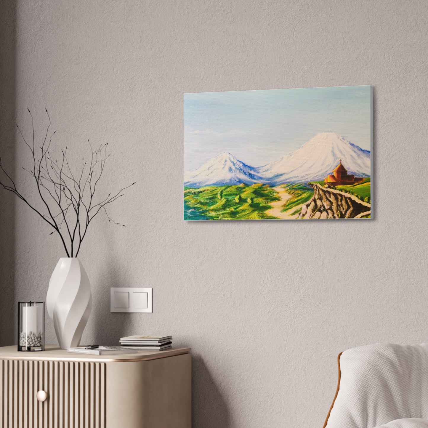 Mount Ararat Stretched Canvas