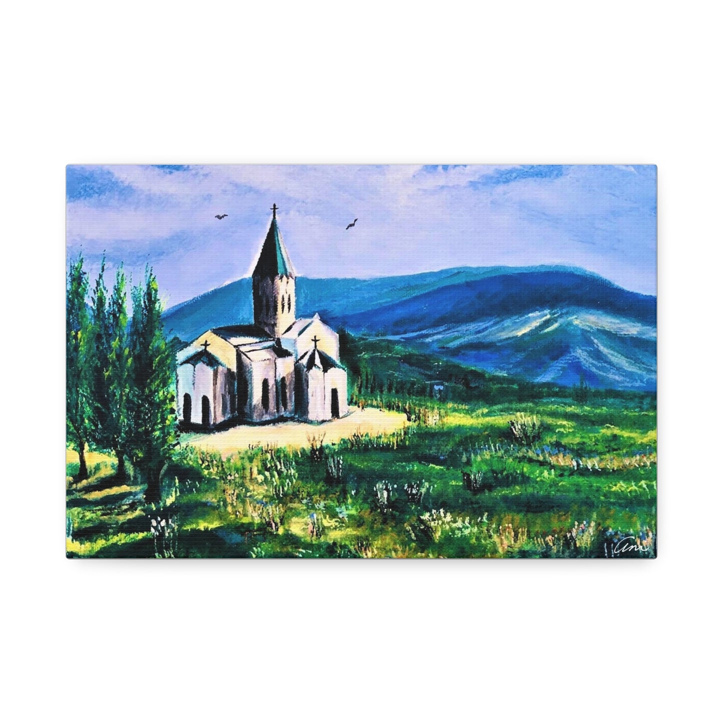 Ghazanchetsots Cathedral Canvas Print