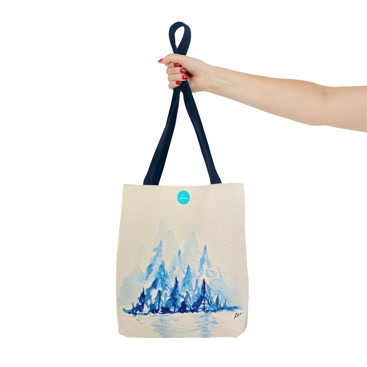 Winter Horizon Cream Tote Bag