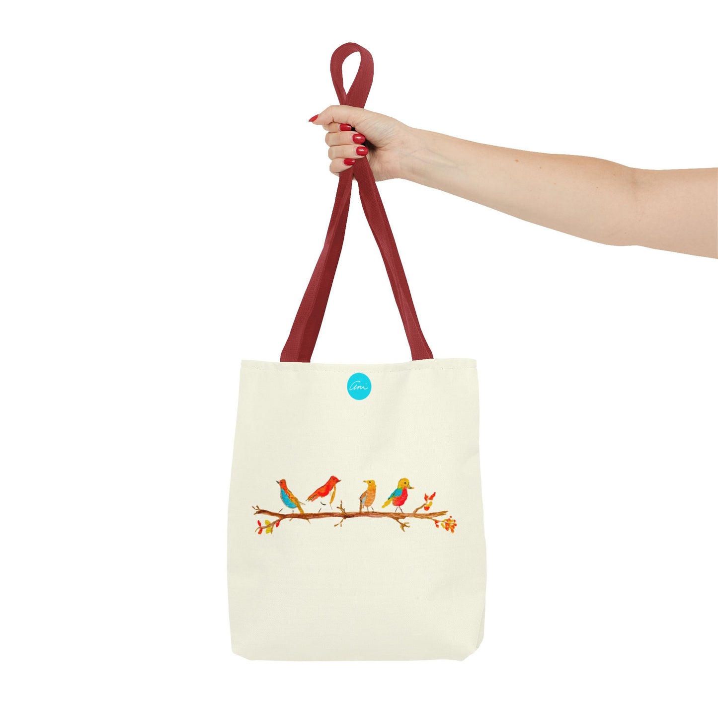 Birds on a Branch Ivory Tote Bag