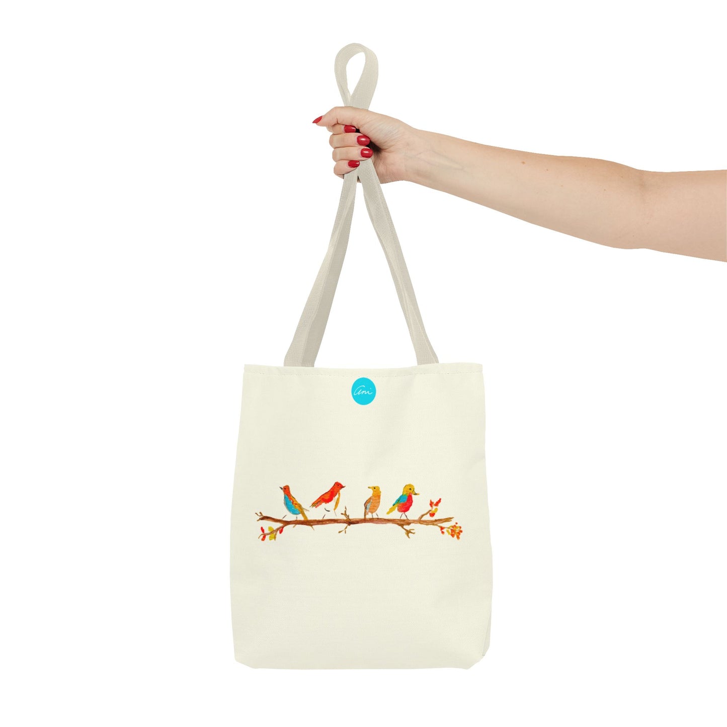 Birds on a Branch Ivory Tote Bag