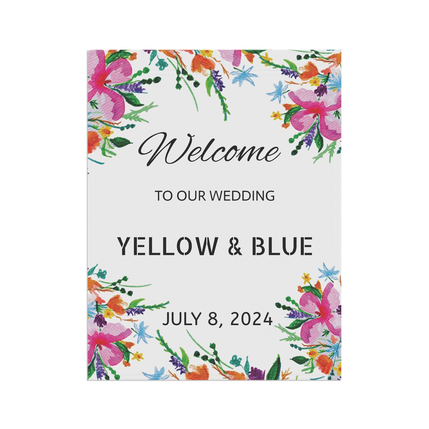 Customizable Summer Bouquet Event Banner