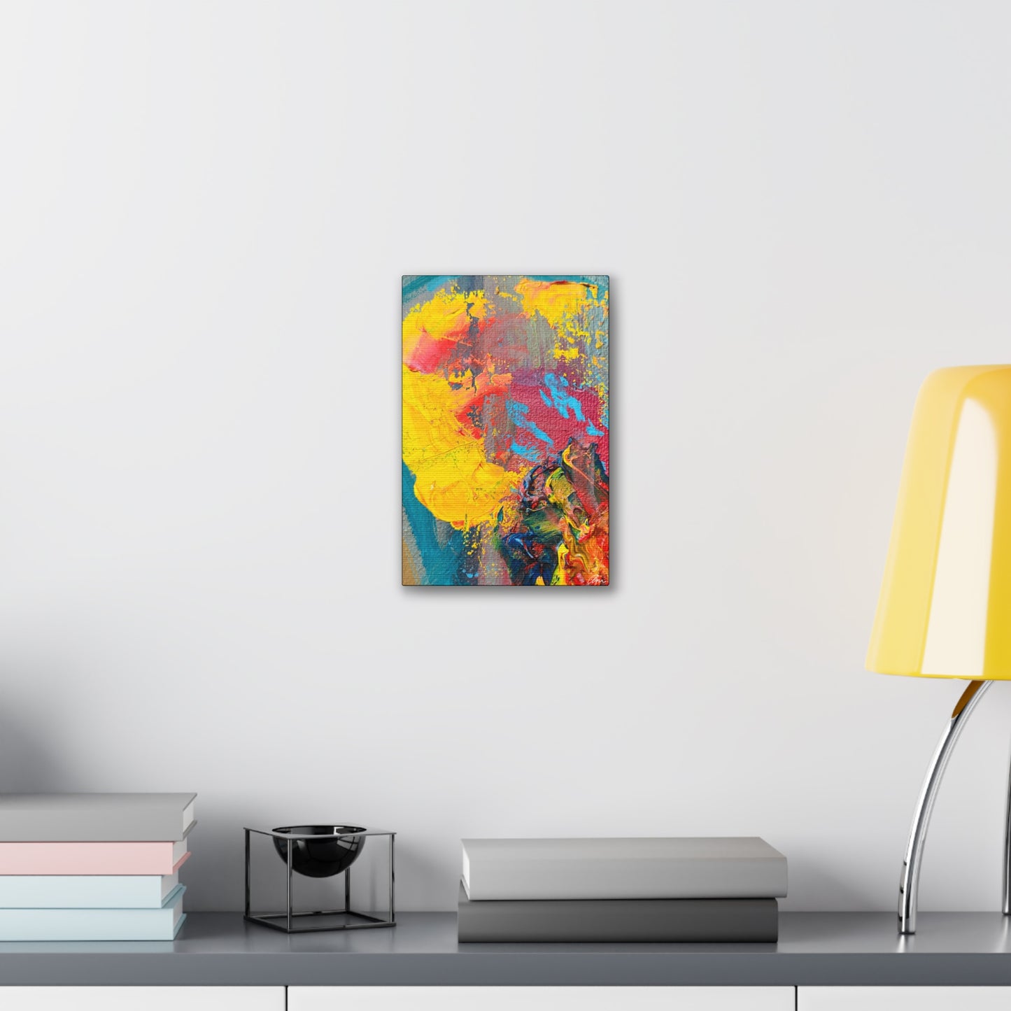 A Burst of Color Stretched Canvas Print